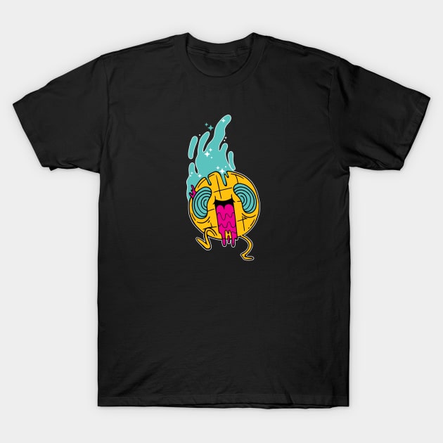 Psychedelic Waffle T-Shirt by SLAG_Creative